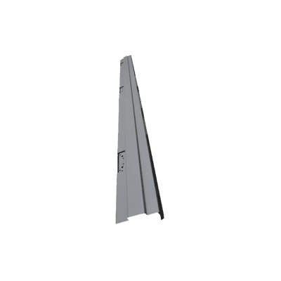Jamba de bisagras galvanizada, 6'8", 5 3/4" izquierda