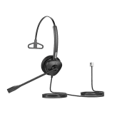 Diadema Monoaural con Audio HD y Brazo Ajustable de 260°, Conexión RJ9 y Sonido de Alta Definición