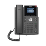 Teléfono IP empresarial para 4 líneas SIP con pantalla LCD de 2.4 pulgadas a color, Opus y conferencia de 3 vías, PoE.