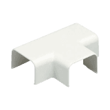 Conexión en "T", para uso con canaleta LD3, material ABS, Color Blanco Mate