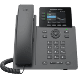 Teléfono IP Grado Operador / 3 Líneas / 12 Botones Virtuales Multiuso / Pantalla LCD 2.8 Pulgadas / Puertos Gigabit con PoE / Audio HD / Compatible con GDMS