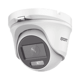 [ColorVu] Eyeball TURBOHD 2 Megapíxel (1080p) / Lente 2.8 mm / Microfono Integrado / Imagen a Color 24/7 / METAL / Luz Blanca 20 mts / Exterior IP66 / TVI-AHD-CVI-CVBS / dWDR