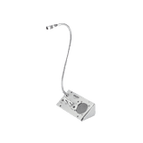 Sistema de Intercomunicación| Ideal para Ventanillas | Audio de voz de dos vías | 12V/1A 2W | Micrófono Interior + Micrófono Exterior