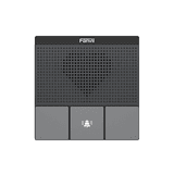 Mini Intercomunicador Wi-Fi para hotelería, hospitales, con diseño elegante, PoE, 3 botones, 1 relevador integrado de salida y entrada.