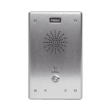 Intercomunicador IP, 2 líneas SIP, 2 relevadores con botón para llamada, anti-vandálico, IP65 e IK10, PoE