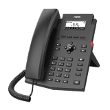 Teléfono IP WiFi empresarial para 2 líneas SIP con pantalla LCD, Códec Opus, conferencia de 6 vías.