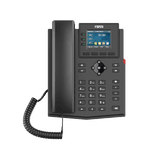 Teléfono IP empresarial para 4 líneas SIP con pantalla LCD de 2.4 pulgadas a color, Opus y conferencia de 3 vías, PoE.