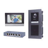 KIT de Videoportero IP con llamada a App de Smartphone y Lector de Tarjetas EM / 2da Generación (Modular) / Montaje para EMPOTRAR incluido