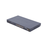 Switch No Administrable PoE+ Extender, Aislamiento VLAN de 16 Puertos +, 2 Combo TP/SFP Gigabit y Pantalla