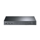 Switch PoE+ No Administrable De Escritorio 11 Puertos / 8 puertos 10/100 Mbps PoE af/at Inteligiente / Presupuesto 124 W / Hasta 250 metros