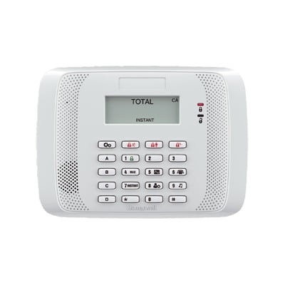 Teclado LCD de palabras fijas con receptor inalambrico bidireccional