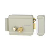 Cerradura Eléctrica con Botón de Salida/ Incluye Llave / Exterior / Derecha