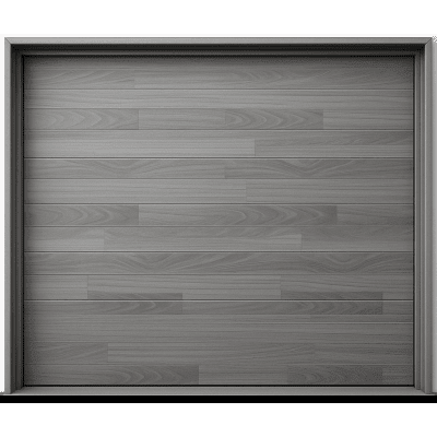 Puerta de Garage de Alta Calidad / Estilo Americano / Acabado Laminado PREMIUM / Color Gris / 10x7 Pies.