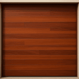 Puerta de Garage de Alta Calidad / Estilo Americano / Acabado Laminado PREMIUM / Color Madera Clara / 8x8 Pies.