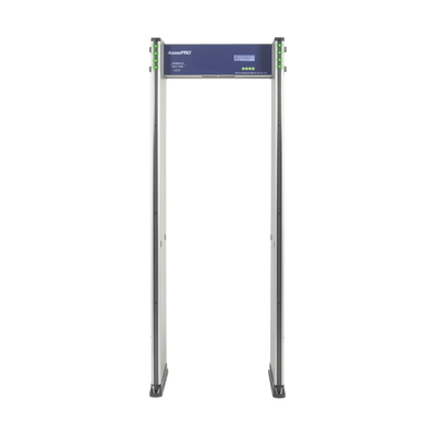 Detector de Metales de 18 zonas/ Uso en Interior/Programación con Control Remoto / Contador de Personas
