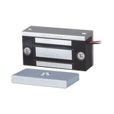 Chapa Magnética de 36 kg (80 Lbs) / Uso en Lockers o Gabinetes / 12~24 VDC / Tamaño Miniatura 70x31x19 mm / Protección MOV / Sin Magnetismo Residual / Montaje Completo