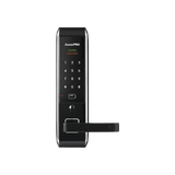Cerradura inteligente para puertas con doble cerrojo/teclado Touch Screen, Apertura con tarjeta Mifare /Contraseña y Llave de emergencia