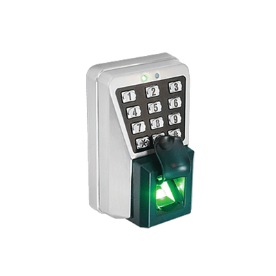 (ZK MA500)Lector IP de Huella y Proximidad con Teclado Antivandálico para Exterior / Administración con software o de manera autónoma (directo en el teclado) / Relevador para chapa
