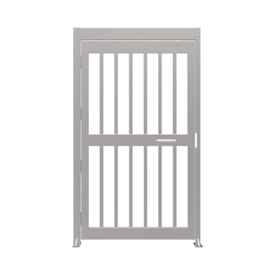 Puerta de Alta Seguridad de Cuerpo Completo Acabado en Acero Inoxidable