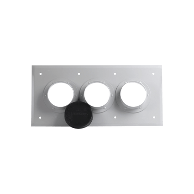 Pasa muros con capacidad de 3 botas de 4&quot; (102 mm), 241.3 mm x 508.0 mm.