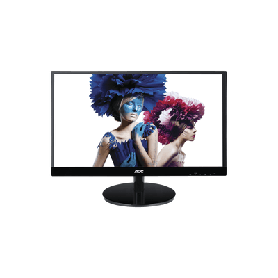 Monitor LED de 27", Resolución 1920 x 1080 Pixeles con Entradas de Video VGA / HDMI con MHL / Displayport. Panel IPS con Marco Esbelto y Bocinas Integradas