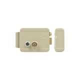 Cerradura Eléctrica / Incluye Llave / Derecha/ Con Botón integrado /Exterior