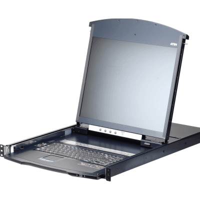 Switch KVM over IP Dual Rail LCD 8/16 Puertos | Acceso Local y Remoto | Resolución HD 1920x1200 | Virtual Media | Compatible con Blade Servers | Dual IP | FIPS 140-2 | Control Centralizado CC2000