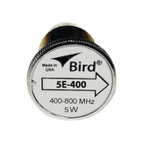 Elemento de 5 Watt en Línea 7/8" para Wattmetro BIRD 43 en Rango de Frecuencia de 400 a 800 MHz.