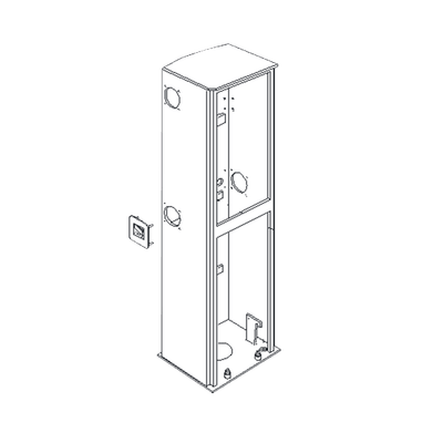 Gabinete para barrera KX-BG-G4-M y KX-BG-G4-ML