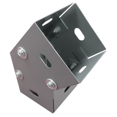 Derivación codo horizontal de 45 grados 65 X 65 mm, fabricado en lámina de acero al carbón
