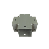 Derivación "X" 65 x 65 mm, fabricado en lámina de acero al carbón
