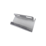 Placa salida a tubo automática para peralte de 66mm y 116mm, con acabado Electro Zinc