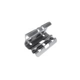 Mini clip automático, para unir tramos de charola, con acabado Electro Zinc