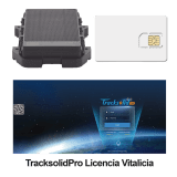 KIT Localizador 4G con carga solar / Semiautónomo / Rastreo de contenedores / Cajas de tráiler / Alarma de sabotaje audible / Incluye Licencia vitalicia VTSCX y SIM de datos SIM500MB2Y