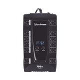 UPS de 750 VA/450 W, Topología Línea Interactiva, Entrada 120 Vca NEMA 5-15P, Tipo Gabinete Compacto, Con 12 Tomas NEMA 5-15R