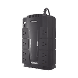 UPS de 425 VA/255 W, Topología Standby, Entrada 120 Vca NEMA 5-15P, Tipo Gabinete Compacto, Con 8 Tomas NEMA 5-15R