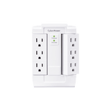 Multicontacto Con Supresor de Picos de Tecnología MOV y Filtro de Ruido EMI/RFI de 6 Tomas NEMA 5-15R de 900 Joules