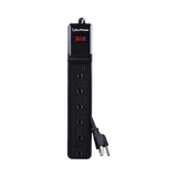 Multicontacto Con Supresor de Picos, Voltaje de Entrada 125 Vca NEMA 5-15P, Con 6 Salidas NEMA 5-15R, 1200 Joules