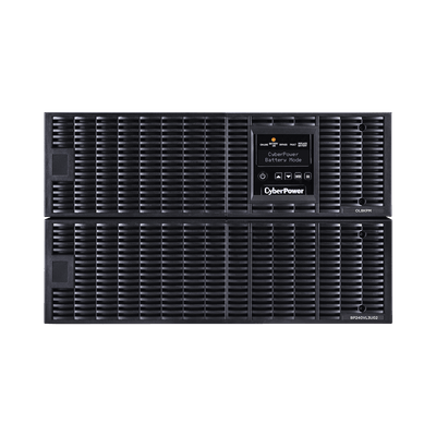 UPS de 8000 VA/ 8000 W, Online Doble Conversión, 200 - 240 Vac de Salida, Terminal Hardwired, Onda Senoidal Pura, Torre o Rack de 6 UR, Con 3 Tomas NEMA L6-30R