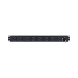 PDU Básico Para Distribución de Energía, Con 8 Tomas NEMA 5-15R Traseras, 1UR, 15 Amp, 120 Vca