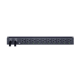 PDU ATS (Fuente Redundante Auto-transferible) Monitoreable, Para Distribución de Energía, 2 Entradas 120 Vca NEMA5-15P, Con 10 Salidas NEMA 5-15R, Horizontal 19in, 1UR