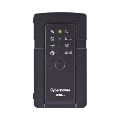 UPS de 650 VA/400 W, Topología Standby, Compacto, Entrada 120 Vca NEMA 5-15P, Con 3 Tomas Respaldo/Protección y 3 Tomas Solo Protección NEMA 5-15R