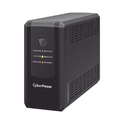 UPS de 750 VA/375 W, Topología Línea Interactiva, Entrada 120 Vca NEMA 5-15P, y 8 Salidas NEMA 5-15R, Con Regulador de Voltaje (AVR)