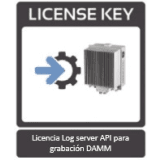 Licencia Log Server API para software de grabación DAMM.