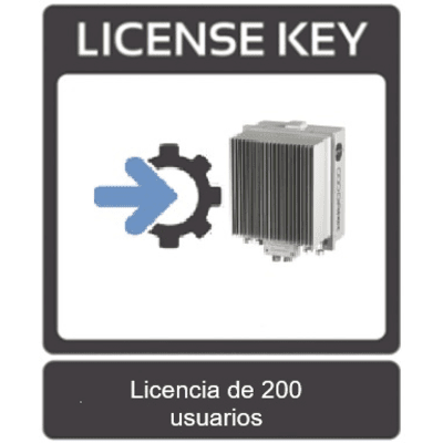 Licencia de 200 usuarios para Estación base BS422