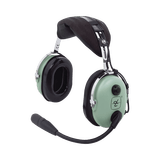 Auriculares de ala fija con atenuación de ruido pasivo para aviación general