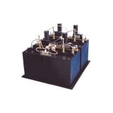Combinador dB SPECTRA, en Panel /Rack 19", 410-430 MHz,3 Canales, 100 kHz de Sep. N Hembras.
