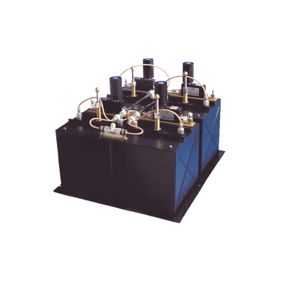 Combinador dB SPECTRA, en Panel /Rack 19", 450-470 MHz, 6 Canales, 100 kHz de Sep. N Hembras.