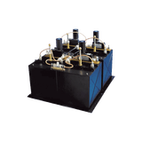Combinador dB SPECTRA en Panel/ Rack 19", 440-450 MHz, 8 Canales, 100 kHz de Sep. min, N Hembras.