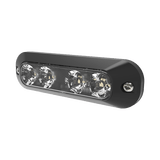 Luz perimetral, 4 LEDs Ultra Brillantes, color Rojo / Claro